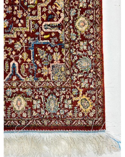 Xalça Natural Halı Nth_İYN01R, ipək/yun, 150x80 sm, rəngbərəng