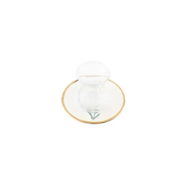 Сервиз чайный Porland Botanical, белый/золотистый, 11 см, 6 персон, 12 предметов Сервиз чайный Porland Botanical, белый/золотистый, 11 см, 6 персон, 12 предметов