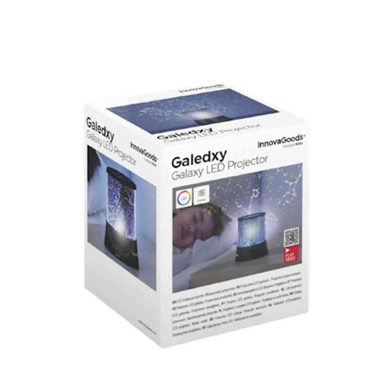 Детский ночник InnovaGoods V0103320, черный