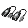Adapter USB to RJ-45 Black