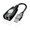 Adapter USB to RJ-45 Black