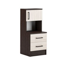 Tumba 35x36.3x83 sm, LDSP, Ağ/Qəhvəyi