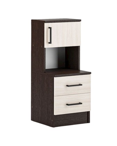 Tumba 35x36.3x83 sm, LDSP, Ağ/Qəhvəyi