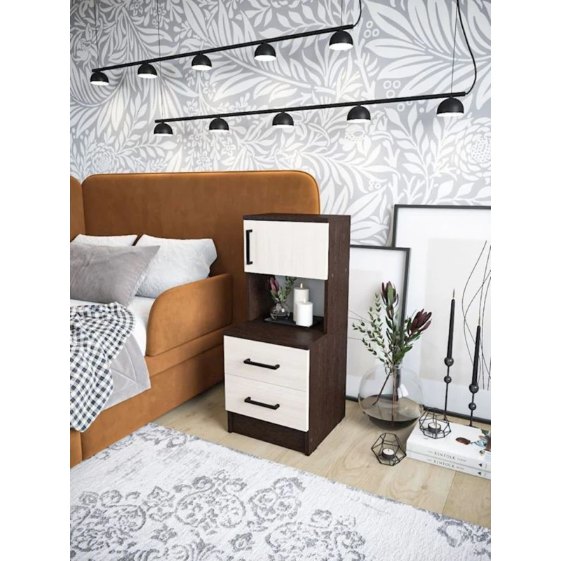 Tumba 35x36.3x83 sm, LDSP, Ağ/Qəhvəyi Tumba 35x36.3x83 sm, LDSP, Ağ/Qəhvəyi