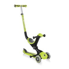 Samokat Globber Go Up Deluxe Play Lights, yaşıl, qatlanan