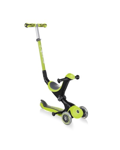 Samokat Globber Go Up Deluxe Play Lights, yaşıl, qatlanan