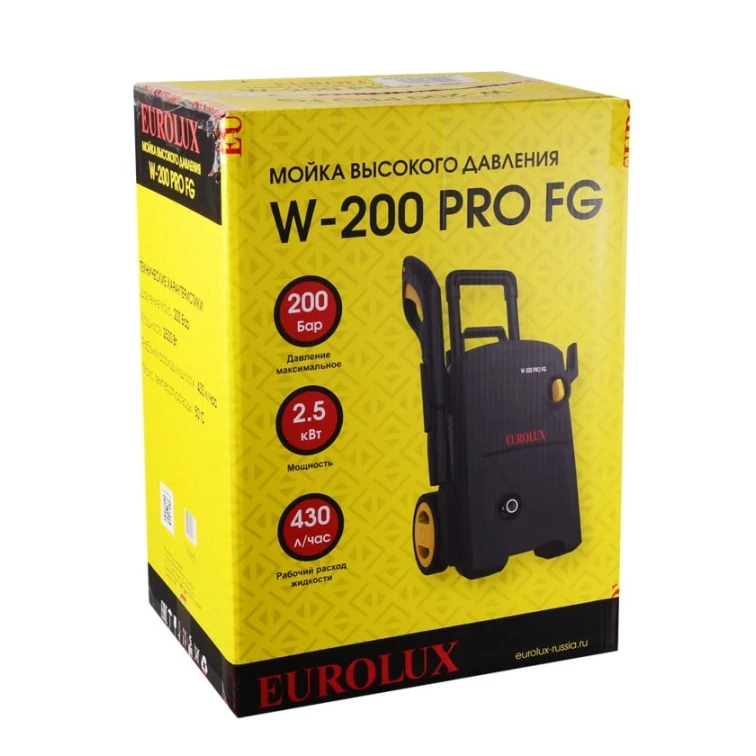 Мойка высокого давления Eurolux W-200 PRO FG Мойка высокого давления Eurolux W-200 PRO FG