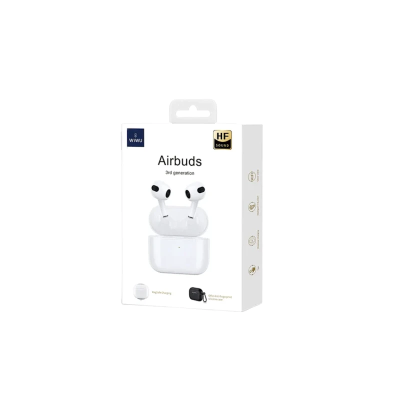 Беспроводные наушники WiWU Airbuds 3 SE True Wireless Stereo Earbuds White Беспроводные наушники WiWU Airbuds 3 SE True Wireless Stereo Earbuds White