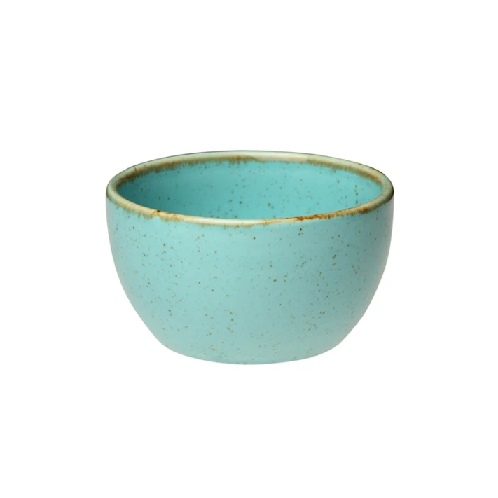 Сахарница Porland Turquoise, фарфор, бирюзовая, 10x5.5 см, 210 мл Сахарница Porland Turquoise, фарфор, бирюзовая, 10x5.5 см, 210 мл
