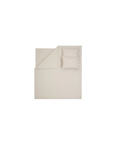 Yataq dəsti Yataş Annie XL, yorğan üzü 220x240 sm, mələfə 240х280 sm, yastıq üzü 50x70 sm (2 əd), ikinəfərlik, pambıq/kətan, bej