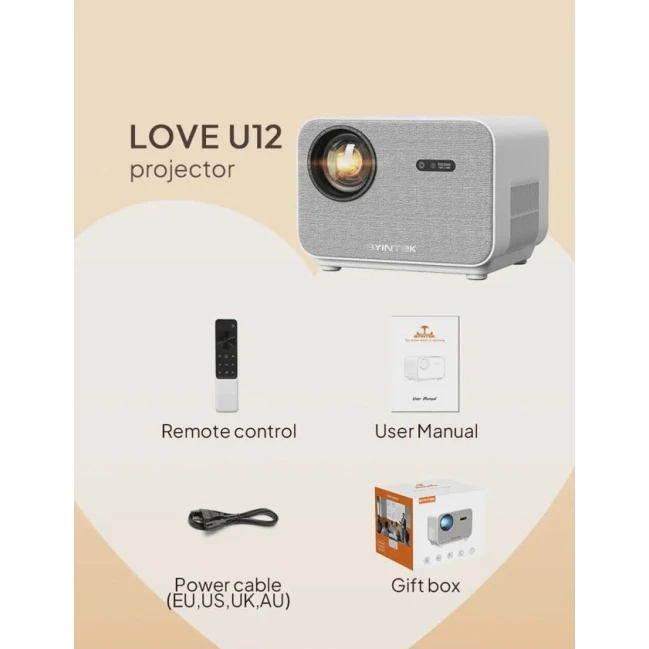Proyektor Byintek U12 Smart Proyektor Byintek U12 Smart