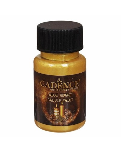 Şamlar üçün boya Cadence Candle Paint Rich Gold, 50 ml