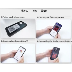 Çexol Apple iPhone 15 Pro üçün NFC projection-case011, White