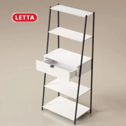 Стеллаж Marina 3563_LetSpringCSStelKaspiBWh, ЛДСП-Loft, 149x39x60 см, белый