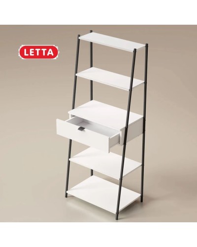 Stellaj Marina 3563_LetSpringCSStelKaspiBWh, LDSP-Loft, 149x39x60 sm, ağ