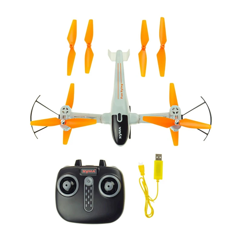 Квадрокоптер Syma Z5, белый/оранжевый Квадрокоптер Syma Z5, белый/оранжевый
