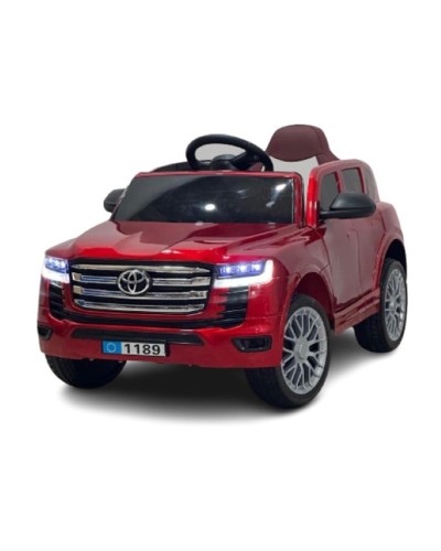 Uşaq elektrik avtomobili Land Cruiser 1189, qırmızı, 2+ yaş