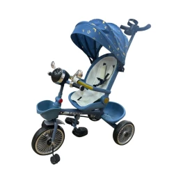 Uşaqlar üçün üçtəkərli velosiped, mavi, 1-3 yaş