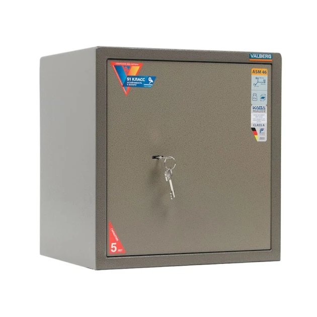 Офисный сейф AIKO ASM 46, ключевой, серый Офисный сейф AIKO ASM 46, ключевой, серый