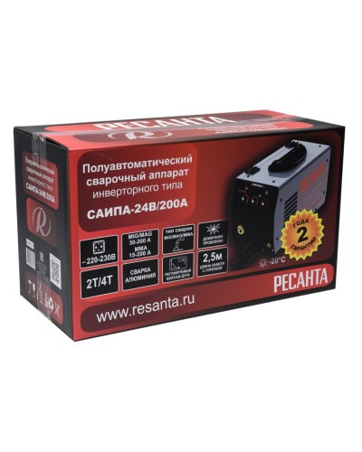 Yarımavtomat qaynaq aparatı Ресанта САИПА 24V/200A MIG