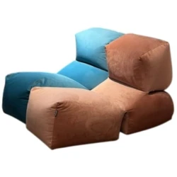 Кресло-диван POCSA_003, 120x60x75 см, голубой Кресло-диван POCSA_003, 120x60x75 см, голубой