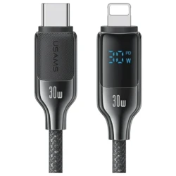 Кабель USB Usams SJ741 30W Type-C to Lightning