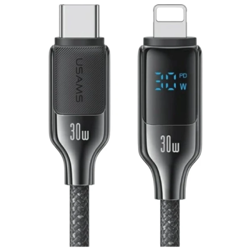 Кабель USB Usams SJ741 30W Type-C to Lightning Кабель USB Usams SJ741 30W Type-C to Lightning
