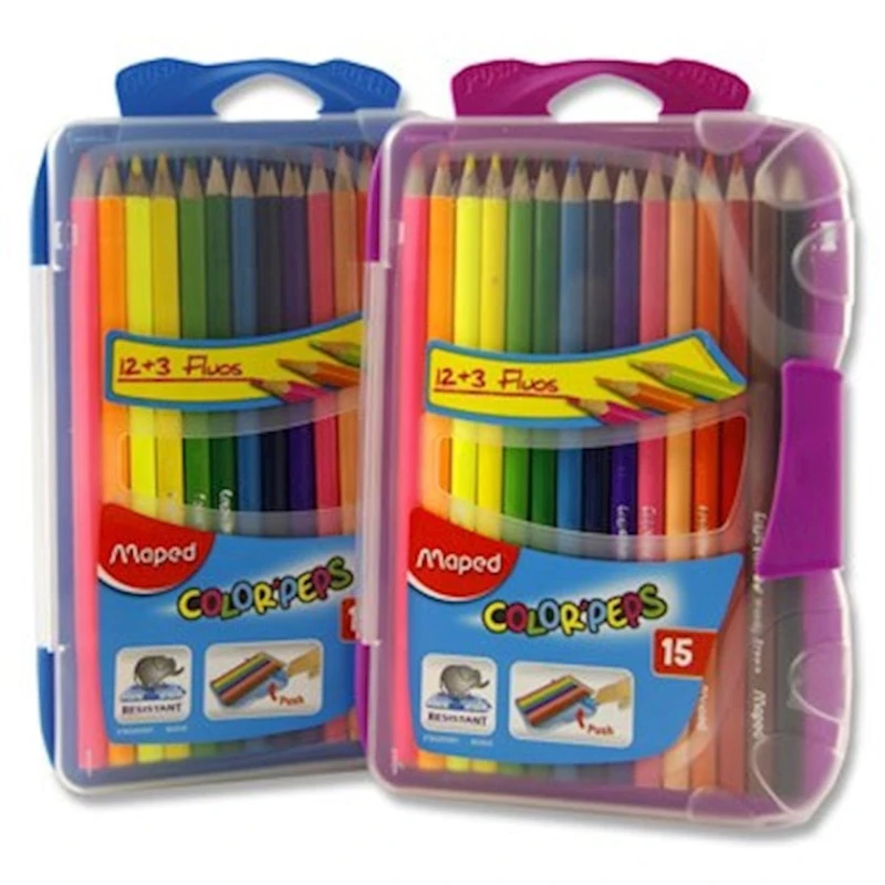 Karandaş dəsti Maped Color'Peps, 15 rəng