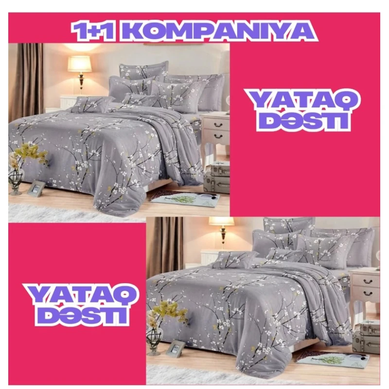 Комплект постельного белья Luxe Cotton DD-008, простыня 200x220 см, пододеяльник 230x240 см, наволочки 50x70 см 2 шт