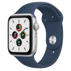 Smart-saat Apple Watch SE GPS 44mm Silver Aluminium Case with Abyss Blue Sport Band (MKQ43LL/A)