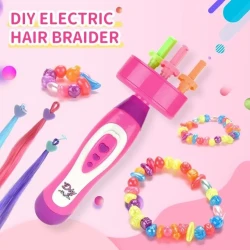 Saçlar üçün hörmə və bəzək dəsti Diy Toy Set For Girl, 3+ yaş Saçlar üçün hörmə və bəzək dəsti Diy Toy Set For Girl, 3+ yaş
