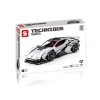 Сборная модель Senco Lamborghini белая, 684 деталей