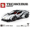Сборная модель Senco Lamborghini белая, 684 деталей Сборная модель Senco Lamborghini белая, 684 деталей