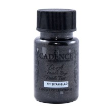 Akril boya-metallik Cadence Dora Metallic Paint 131 Black 50 ml