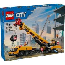 Konstruktor LEGO Yellow Mobile Construction Crane V29 60409, 9+ yaş, 1100 hissə