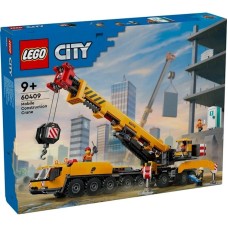 Konstruktor LEGO Yellow Mobile Construction Crane V29 60409, 9+ yaş, 1100 hissə