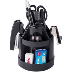 Канцелярский набор Deli E38250A, 15 предметов, черный Канцелярский набор Deli E38250A, 15 предметов, черный