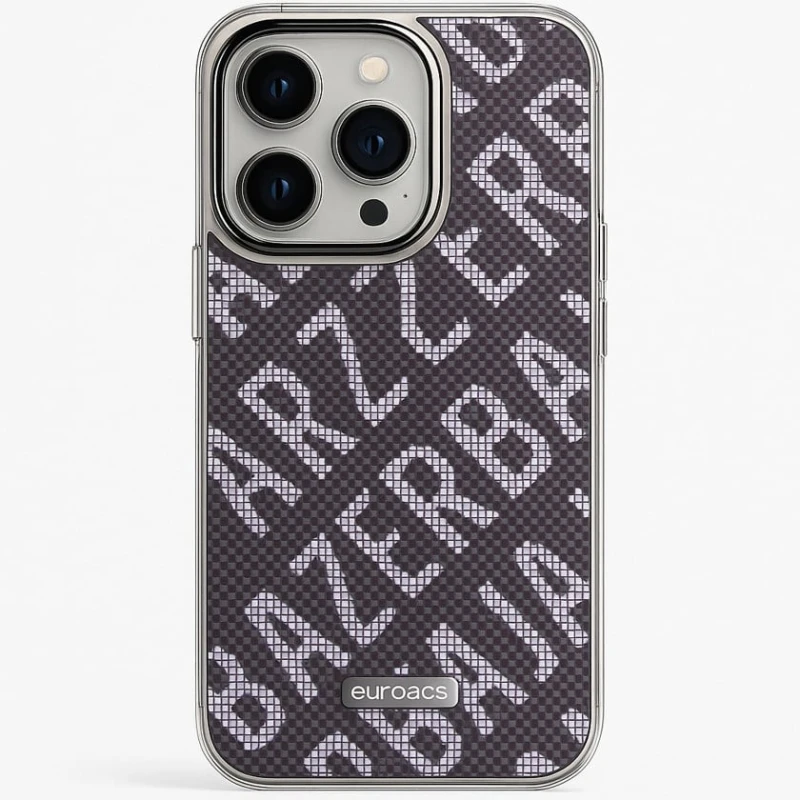 Çexol Euroacs Apple iPhone 16 Pro üçün, tünd boz