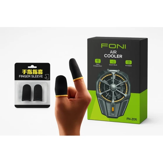 Мобильный игровой триггер и Кулер FONI Мобильный игровой триггер и Кулер FONI