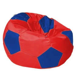 Пуфик DTOXL018, красный/синий, 95x95 см