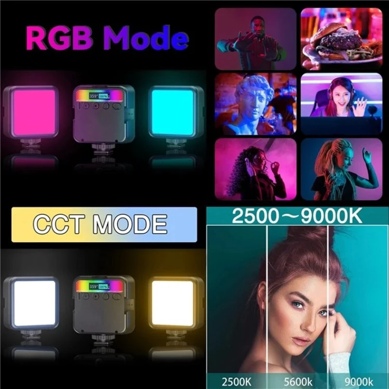 Осветитель светодиодный Puluz PU560B 2500-9000K RGB Осветитель светодиодный Puluz PU560B 2500-9000K RGB