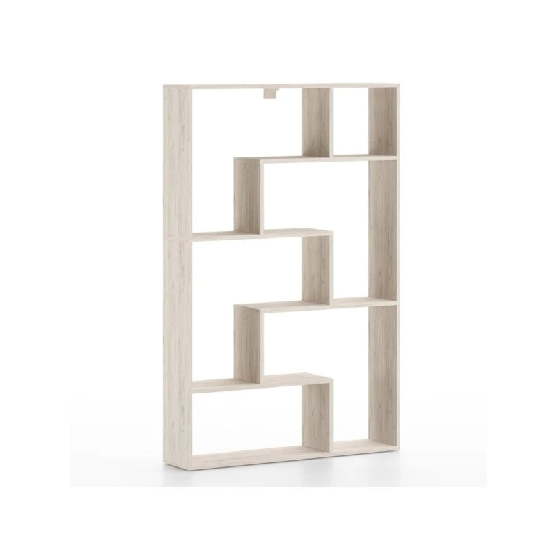 Стеллаж 3563_StellajLabirintDubWhite, 150x97.7x22 см, ЛДСП, белый Стеллаж 3563_StellajLabirintDubWhite, 150x97.7x22 см, ЛДСП, белый