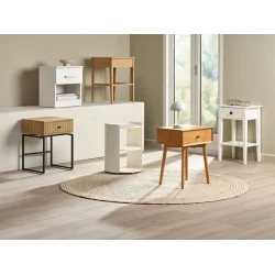 Прикроватная тумба JYSK HEMDRUP, 40x38x55 см, коричневый