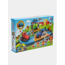 Avtotrek Синий Трактор 033, plastik, 38x26x7 sm, 3+ yaş
