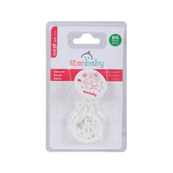 Держатель для соски для детей, зажим+цепочка