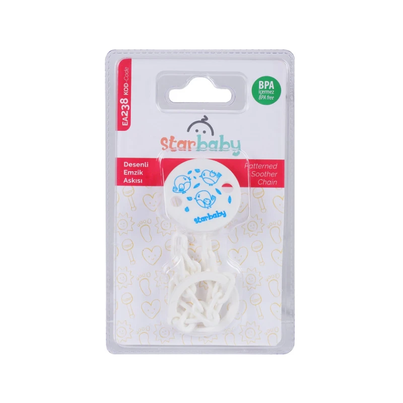 Держатель для соски для детей, зажим+цепочка