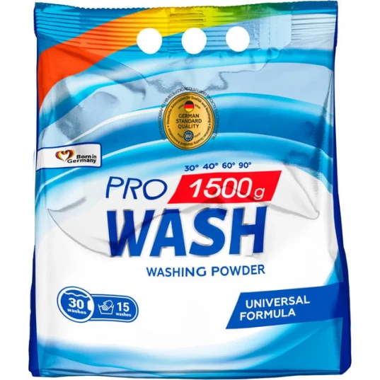 Yuyucu toz Pro Wash Universal, 1.5 kq