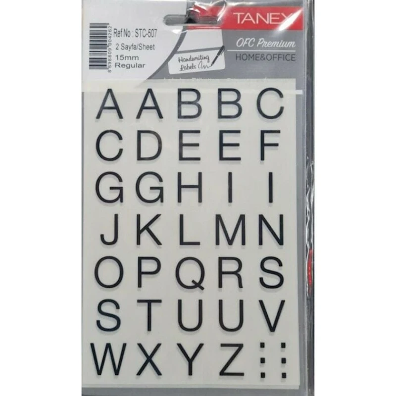 Набор наклеек Tanex STC-507 Regular, 15 мм, 2 листа