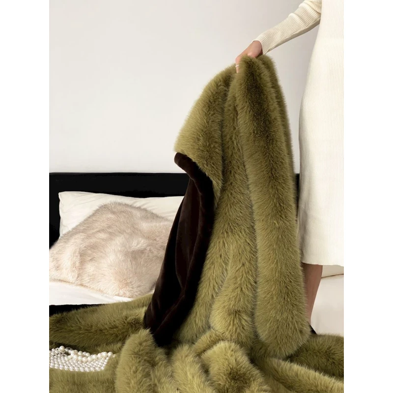 Örtük-şal MiraNova Chinchilla 451, yaşıl, 200x230 sm