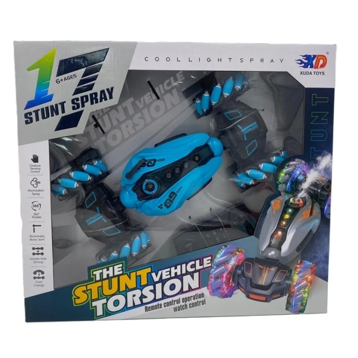 Радиоуправляемая машина Xuda Toys O-315, пускающая пар, от 6 лет, голубая